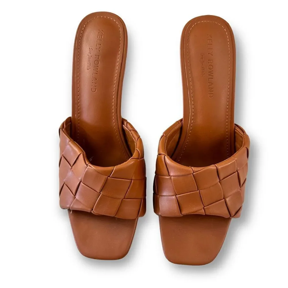 ‎Kelly Rowland Aphrodite tan/brown heels size 8